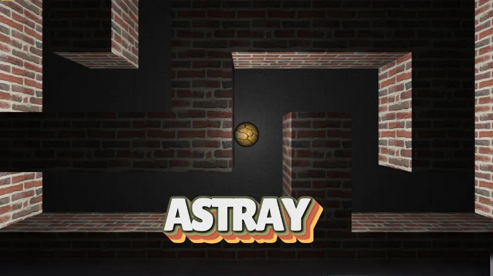 Astray game showing dark maze escape adventure | Pokoo Games