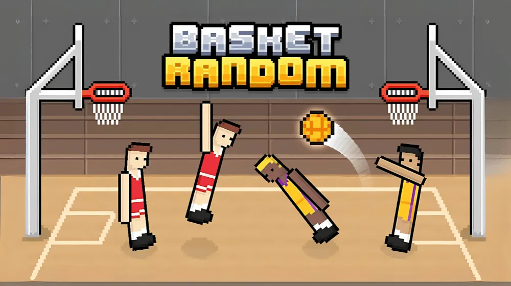 Basket Random two-player sports game with fun physics
