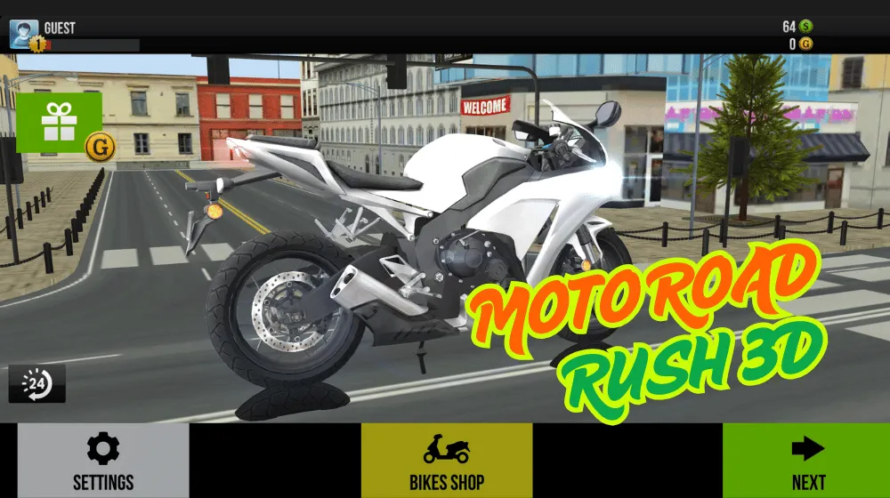 Play Moto Road Rash 3D online – high-speed motorcycle racing game with thrilling traffic dodging and stunts | Pokoo Games