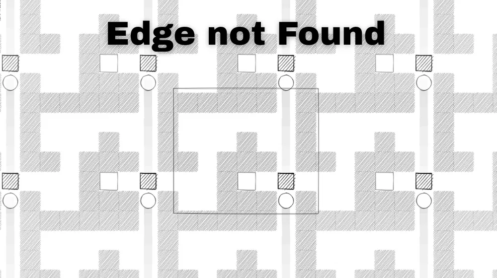 Edge Not Found puzzle game with infinite grid and box-pushing logic mechanics | Pokoo Games